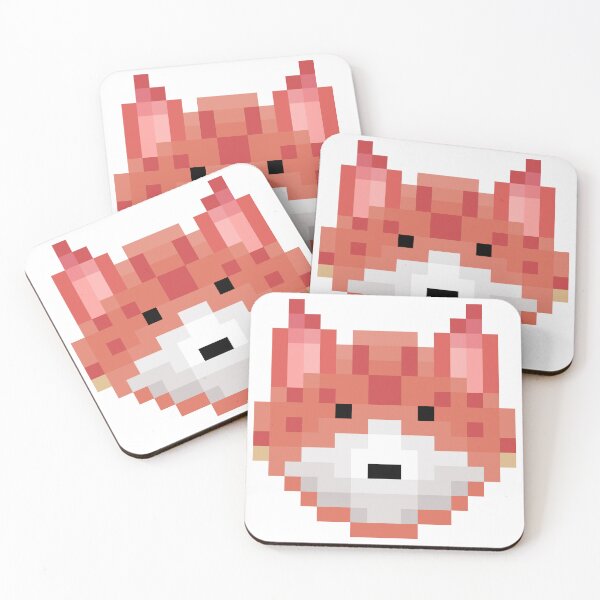 Item preview, Pixelated fox face designed and sold by 16artypixels.
