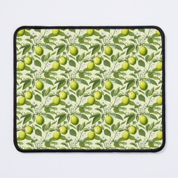 Item preview, Vintage Botanical Illustration of Lime (Citrus Aurantiifolia) Seamless Pattern designed and sold by ShobulousStudio.