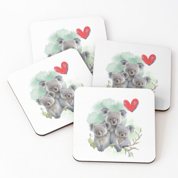 Item preview, Happy Koala Family designed and sold by NickTaroDesign.