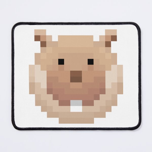 Item preview, Pixelated groundhog face designed and sold by 16artypixels.