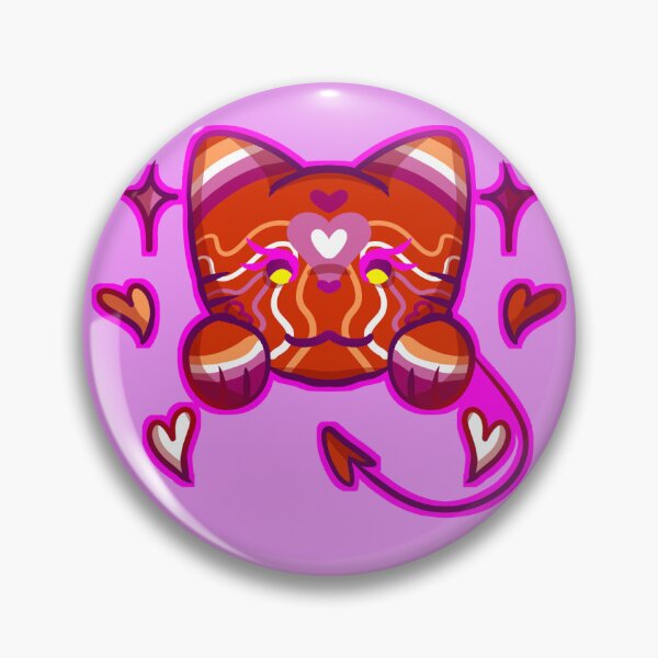 Item preview, Lesbian devil kitty designed and sold by BoxPogArt.