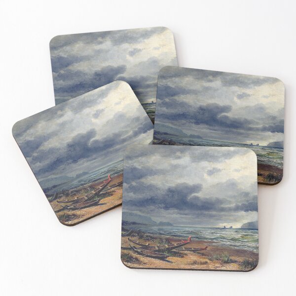 Item preview, Cook Strait, New Zealand 1884 Nicholas Chevalier designed and sold by RocketshipRetro.