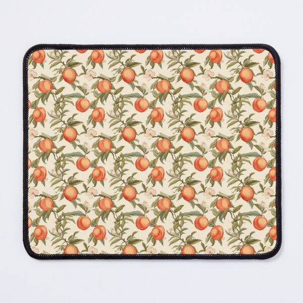 Item preview, Vintage Botanical Illustration of Peach (Prunus Persica) Seamless Pattern designed and sold by ShobulousStudio.