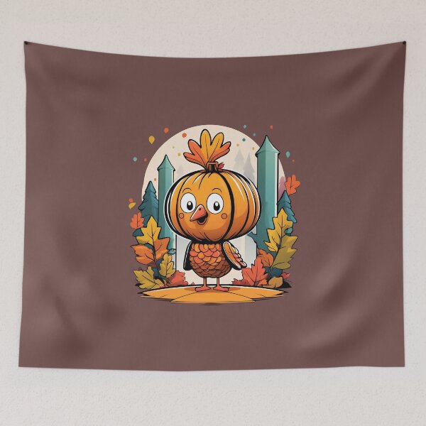 Item preview, Kawaii Thanks Giving Bird designed and sold by Bratak.