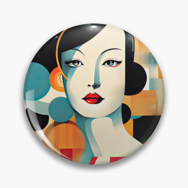 Item preview, Explore Simplistic & Minimalistic Japanese Geisha Portraits with a Majestic Touch designed and sold by ArtificialGenes.