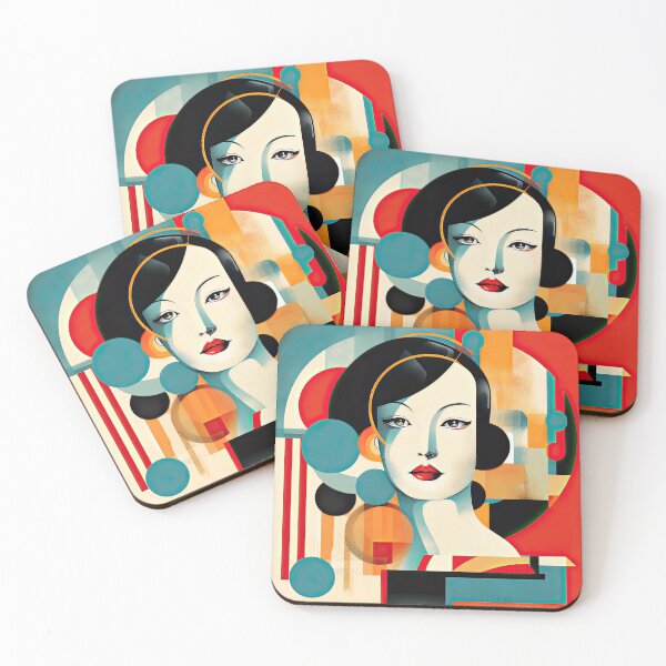 Item preview, Explore Simplistic & Minimalistic Japanese Geisha Portraits with a Majestic Touch designed and sold by ArtificialGenes.