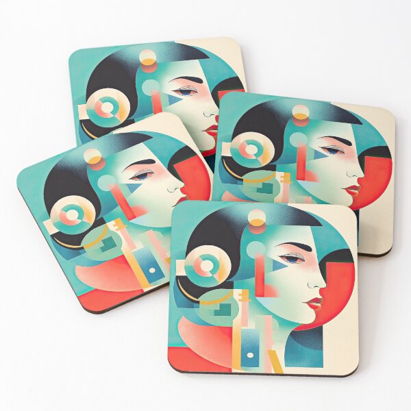 Item preview, Explore Simplistic & Minimalistic Japanese Geisha Portraits with a Majestic Touch designed and sold by ArtificialGenes.