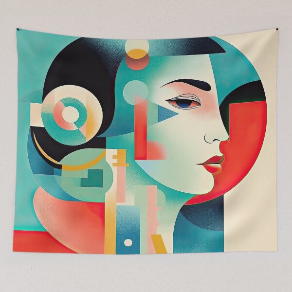 Item preview, Explore Simplistic & Minimalistic Japanese Geisha Portraits with a Majestic Touch designed and sold by ArtificialGenes.