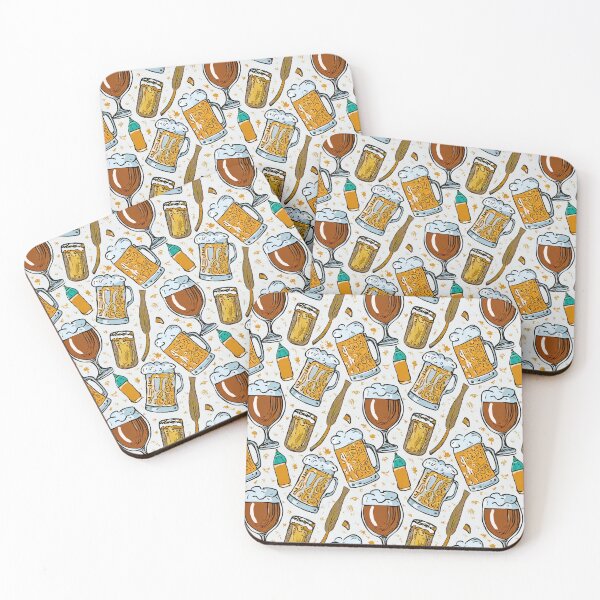 Item preview, Frothy Beers Pop Art Pattern designed and sold by GooGooPop.