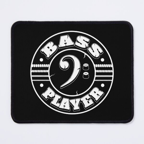 Item preview, Bass Player Circular Logo designed and sold by robotrobotROBOT.