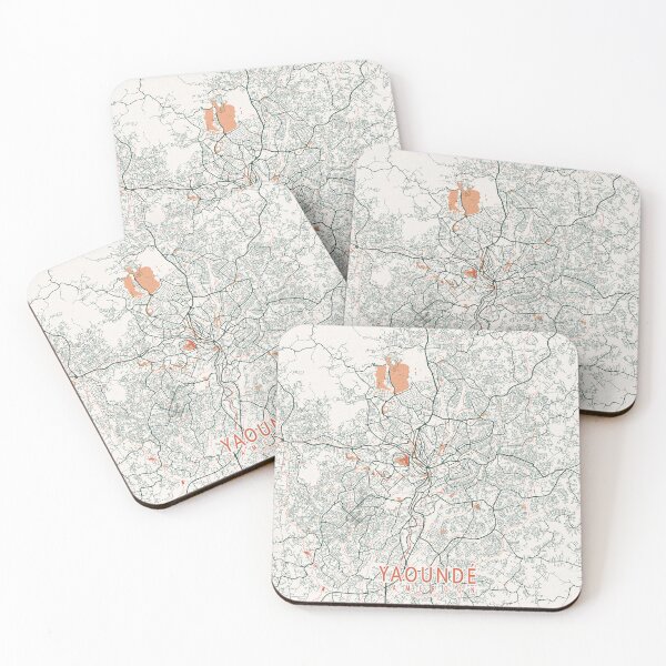 Item preview, Yaounde City Map of Cameroon  - Bohemian designed and sold by deMAP.