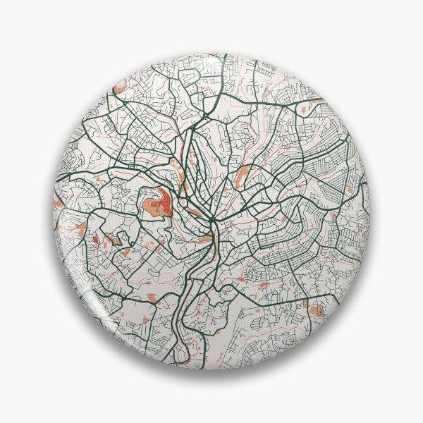 Item preview, Yaounde City Map of Cameroon  - Bohemian designed and sold by deMAP.