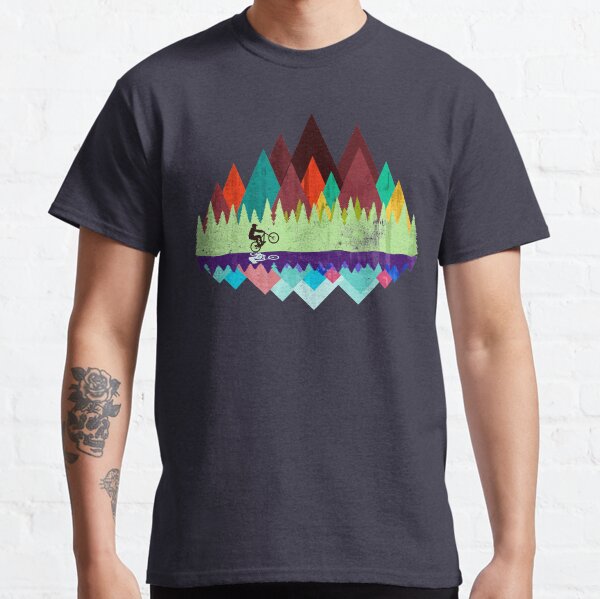 MTB trails retro Classic T-Shirt