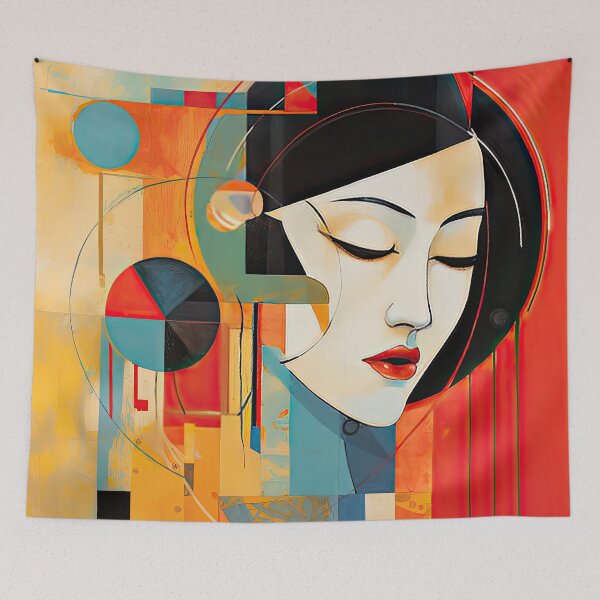 Item preview, Explore Simplistic & Minimalistic Japanese Geisha Portraits with a Majestic Touch designed and sold by ArtificialGenes.