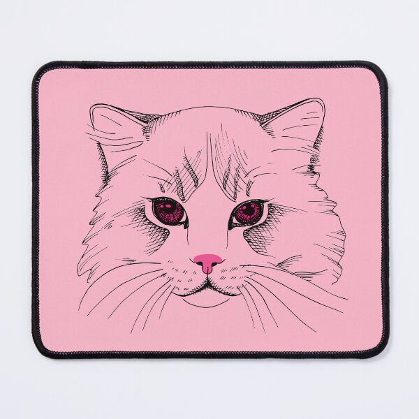 Item preview, purple eyed black cat designed and sold by yaZzaboy.