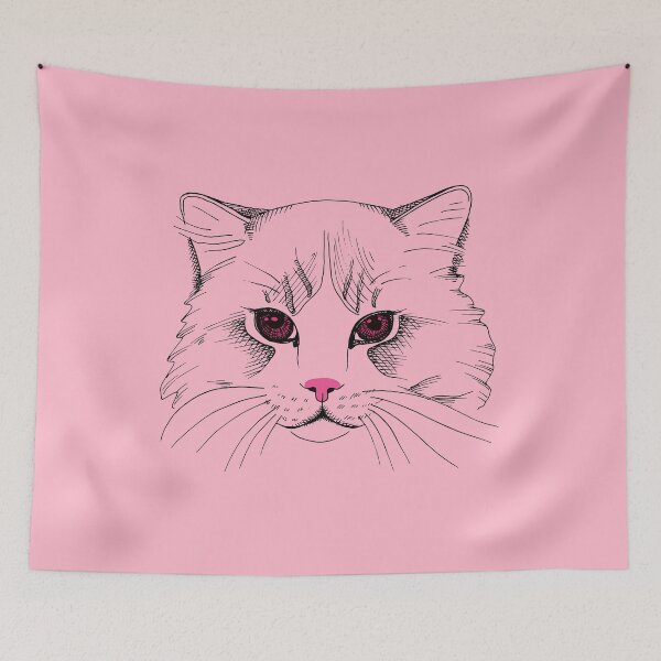 Item preview, purple eyed black cat designed and sold by yaZzaboy.