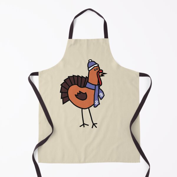 Item preview, Thanksgiving Turkey Winter Periwinkle Hat and Scarf designed and sold by ellenhenry.