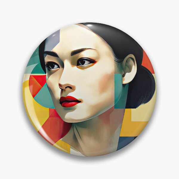 Item preview, Explore Simplistic & Minimalistic Japanese Geisha Portraits with a Majestic Touch designed and sold by ArtificialGenes.