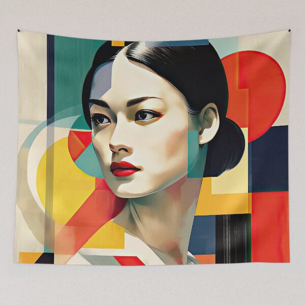 Item preview, Explore Simplistic & Minimalistic Japanese Geisha Portraits with a Majestic Touch designed and sold by ArtificialGenes.