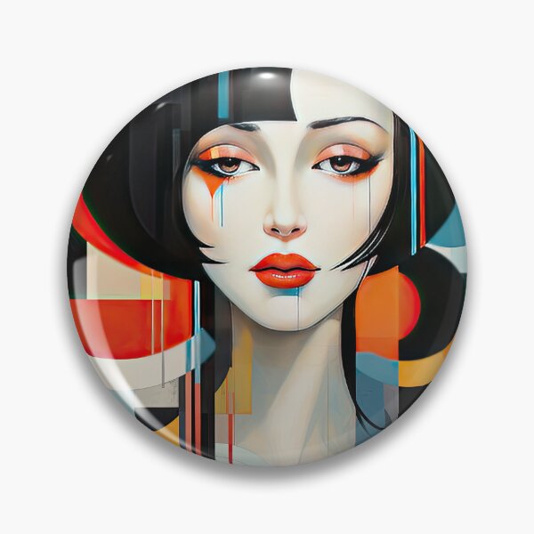 Item preview, Explore Simplistic & Minimalistic Japanese Geisha Portraits with a Majestic Touch designed and sold by ArtificialGenes.