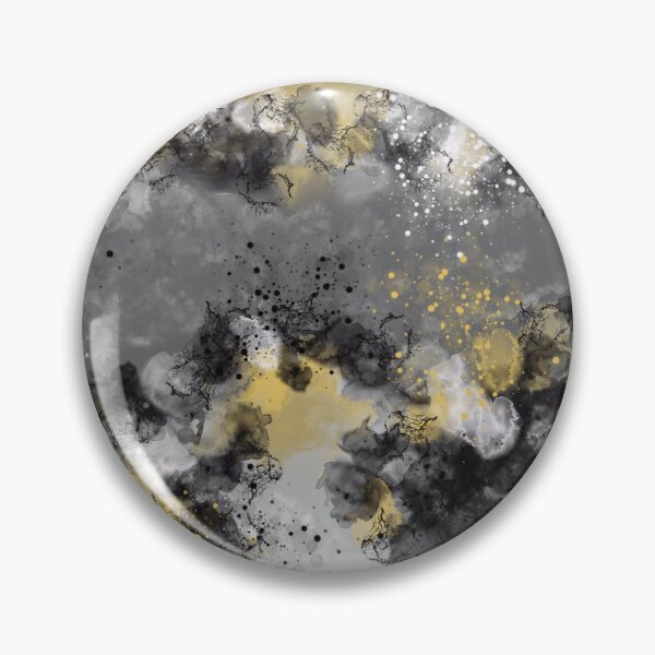 Item preview, Less Is Truly More - Gray Black Gold White Abstract designed and sold by Joey Santiago.
