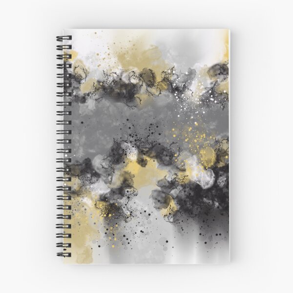 Item preview, Less Is Truly More - Gray Black Gold White Abstract designed and sold by Joey Santiago.