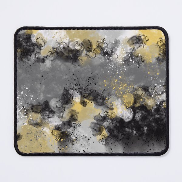 Item preview, Less Is Truly More - Gray Black Gold White Abstract designed and sold by Joey Santiago.