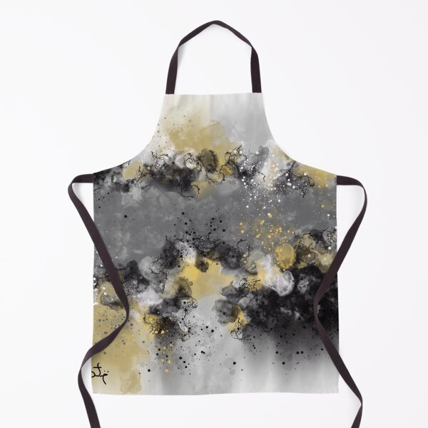 Item preview, Less Is Truly More - Gray Black Gold White Abstract designed and sold by Joey Santiago.