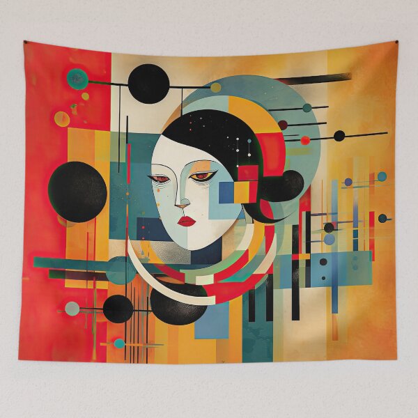 Item preview, Explore Simplistic & Minimalistic Japanese Geisha Portraits with a Majestic Touch designed and sold by ArtificialGenes.