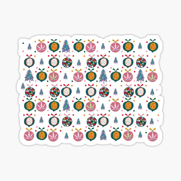 Item preview, Merry Cannabis Christmas Bulbs - Merry & High designed and sold by SmileThreads.