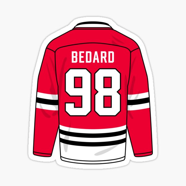 Connor Bedard Jersey Sticker for Sale by cbaunoch