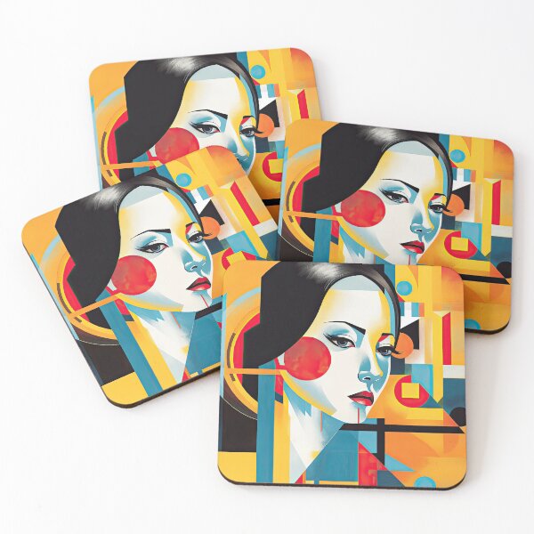 Item preview, Explore Simplistic & Minimalistic Japanese Geisha Portraits with a Majestic Touch designed and sold by ArtificialGenes.