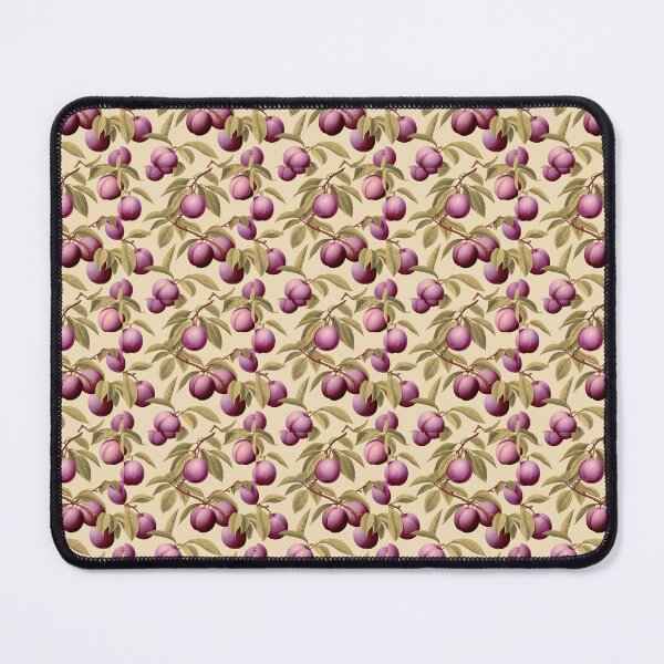 Item preview, Vintage Botanical Illustration of Plum (Prunus domestica) Seamless Pattern Design designed and sold by ShobulousStudio.