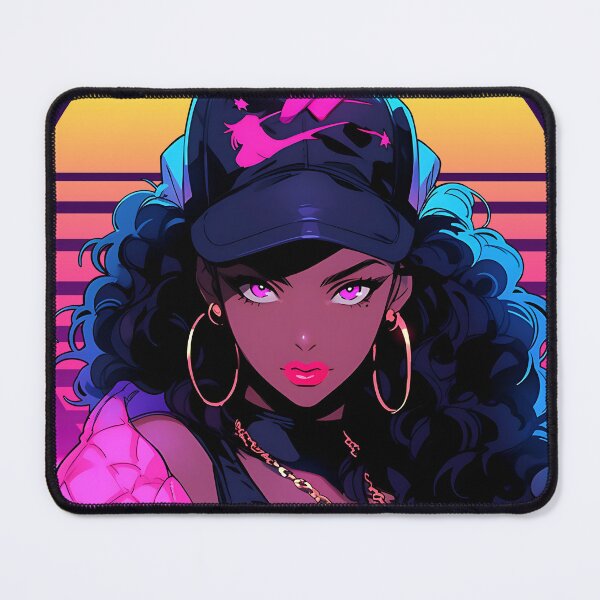 Item preview, Retro Wave 80s Anime Girl 2 - Anime Wallpaper designed and sold by KAIGAME Art.