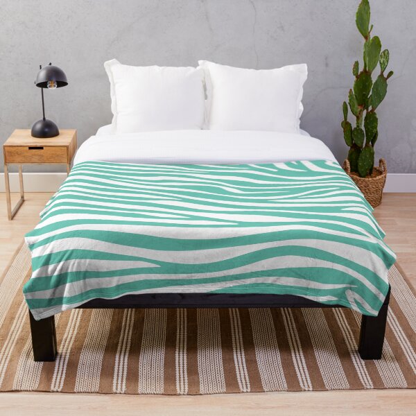 Item preview, Sea Green Zebra Print designed and sold by hidden-design.