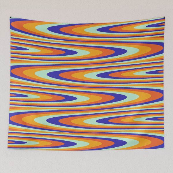 Item preview, Winsome Wavy Pattern designed and sold by TheArtism.