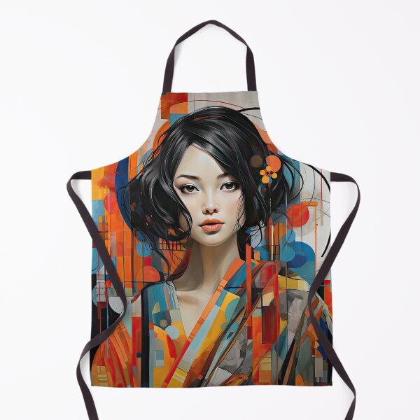 Item preview, Explore Simplistic & Minimalistic Japanese Geisha Portraits with a Majestic Touch designed and sold by ArtificialGenes.