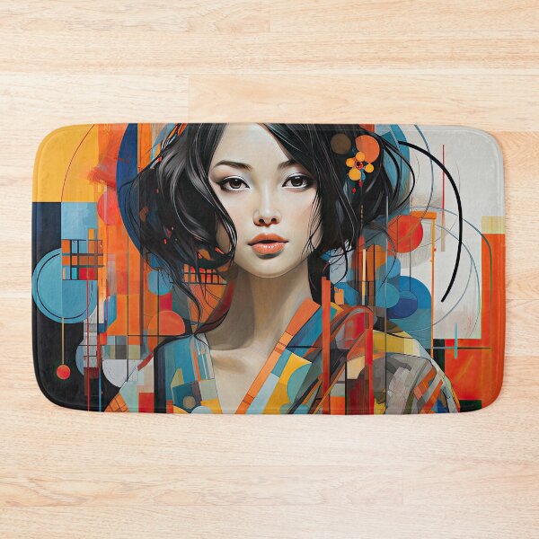 Item preview, Explore Simplistic & Minimalistic Japanese Geisha Portraits with a Majestic Touch designed and sold by ArtificialGenes.
