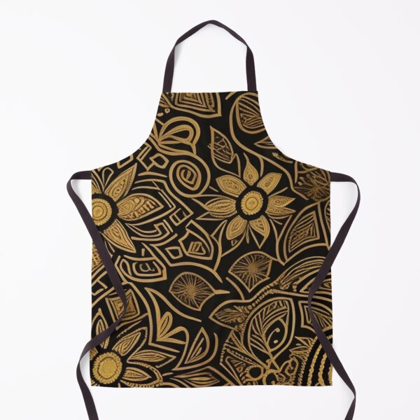 Item preview, Floral negro dorado designed and sold by Roxburylane.