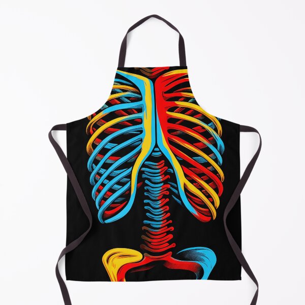 Item preview, Rib Cage Colorful Skeleton designed and sold by 4TeeToo.