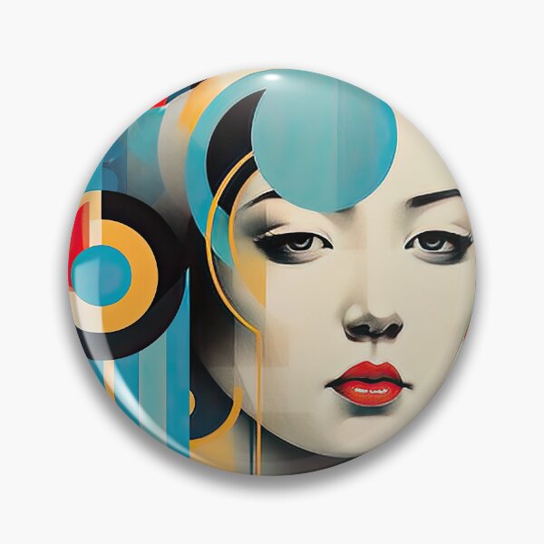 Item preview, Explore Simplistic & Minimalistic Japanese Geisha Portraits with a Majestic Touch designed and sold by ArtificialGenes.