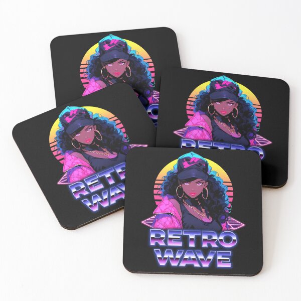 Item preview, Retro Wave 80s Anime Girl 2 – Anime Shirt designed and sold by KAIGAME Art.
