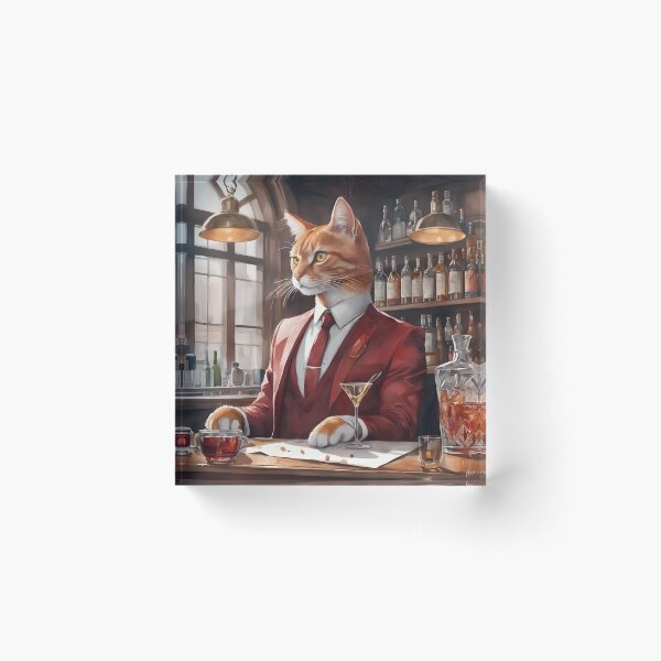 Item preview, Barman Cat designed and sold by Jambonfromage.