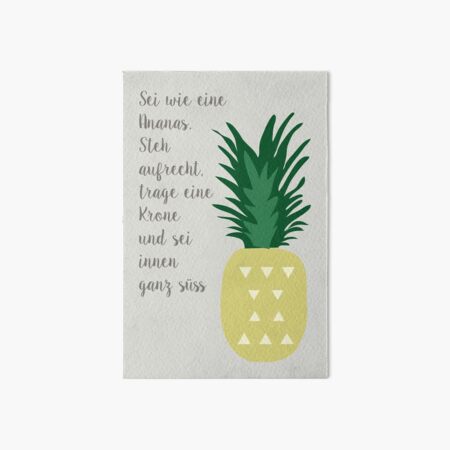 Ananas Poster Galeriedruck