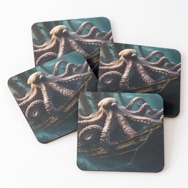 Item preview, Octopus and ship designed and sold by StyleSketch.