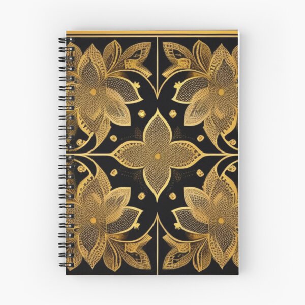 Item preview, Gold black floral  designed and sold by Roxburylane.