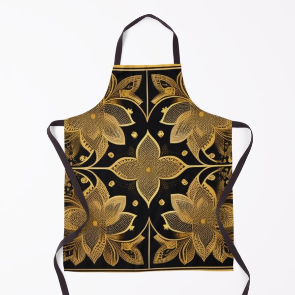 Item preview, Gold black floral  designed and sold by Roxburylane.