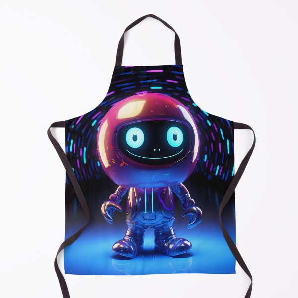 Item preview, “Little Extraterrestrial with Luminous Bowling Ball” designed and sold by Art-Vortex-fr.