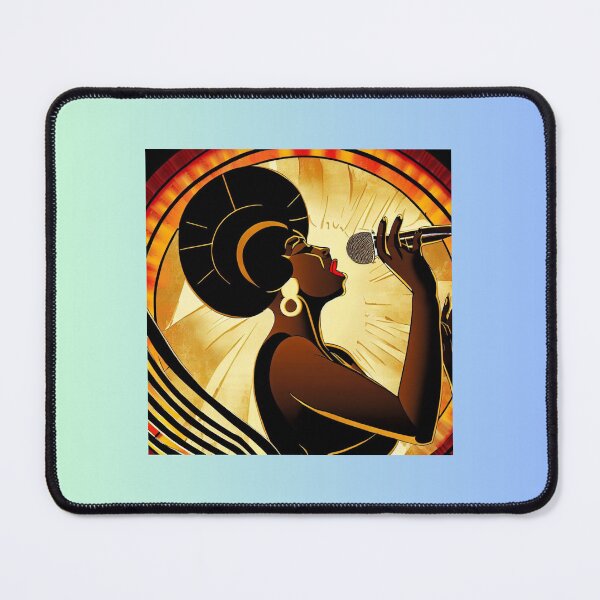 Item preview, Jazz Singer mouse pad. designed and sold by MICKSPIKS.