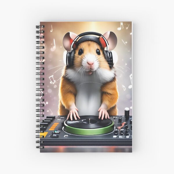 Item preview, DJ hamster designed and sold by StyleSketch.